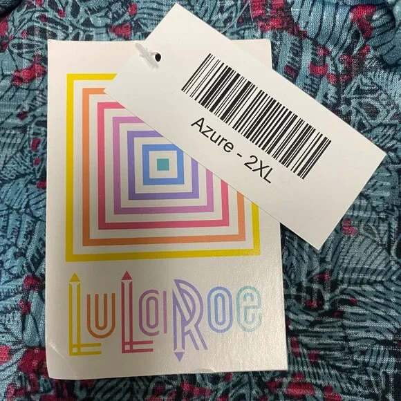 NWT LuLaRoe Azure skirt - Picture 5 of 8